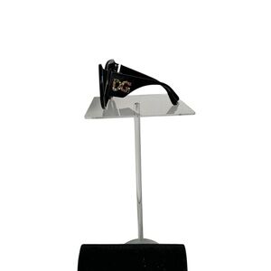 Dolce & Gabbana Black Sunglasses with Gold Logo